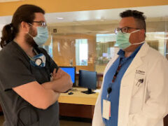Drs. Adam Howard and William Melahn (St. Claire photo)
